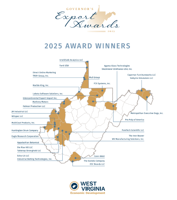 West Virginia Export Award West Virginia Export Award